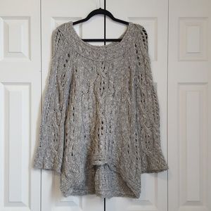 Free People cable knit sweater